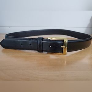 Genuine Leather Black Belt 34